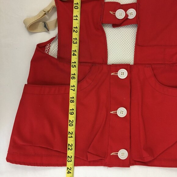 VTG Shooting Vest America's Finest Sport Clothing Red Girls - Picture 8 of 9